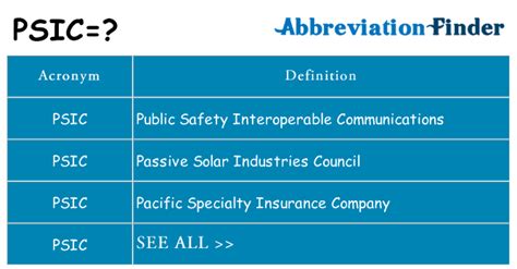 psic srb meaning.